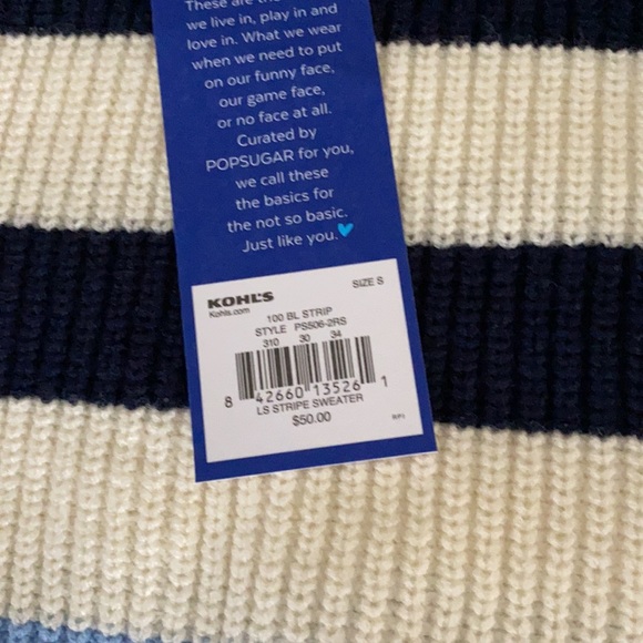 NWT POPSUGAR sweater - Picture 6 of 9